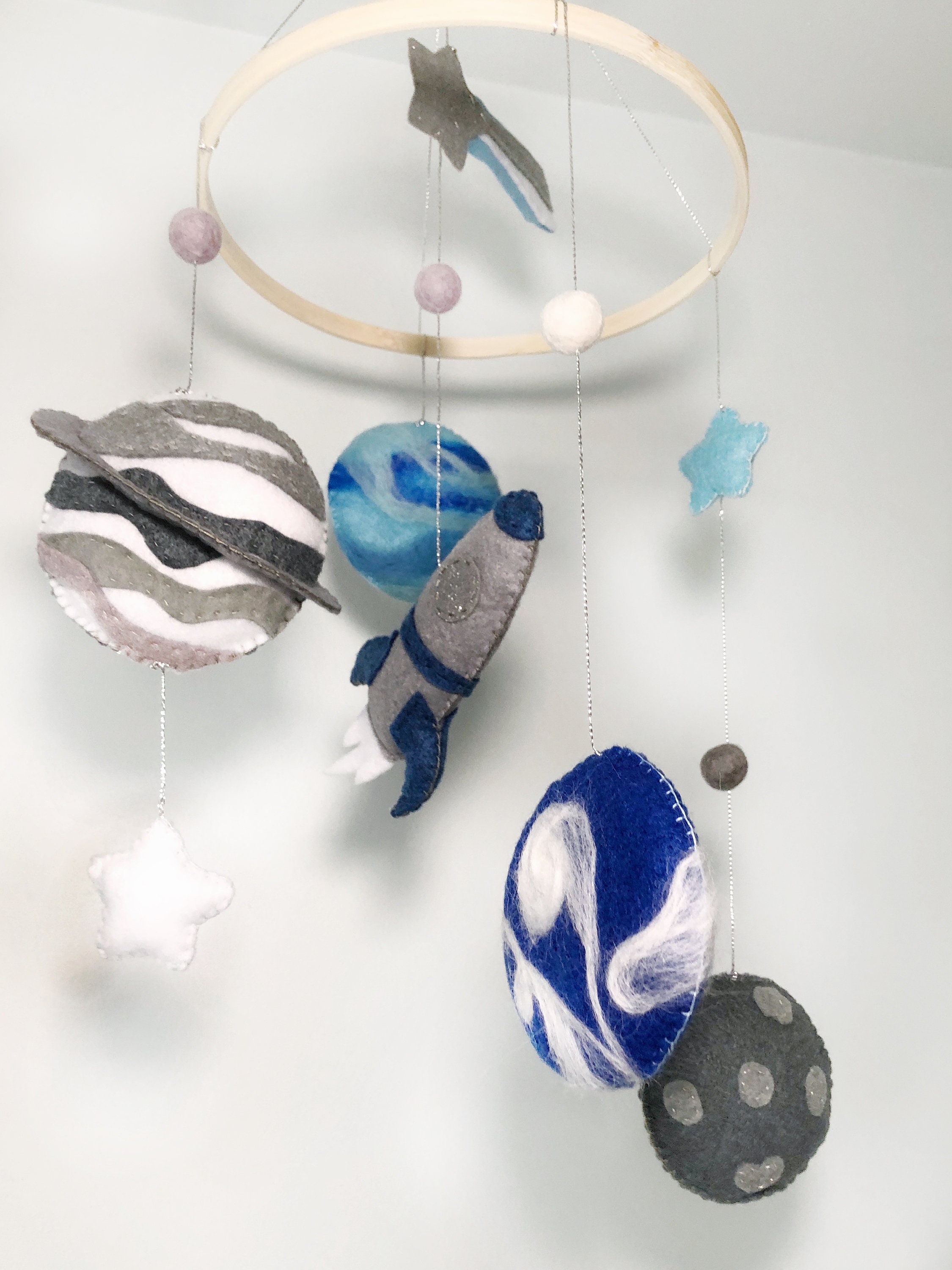 Weltraum Kinderzimmer Deko Weltraum Wandbehang Deko für | Etsy