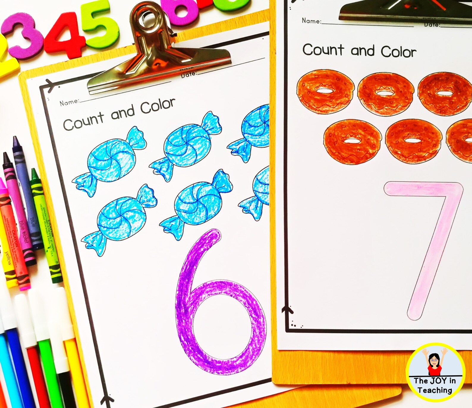 Numbers 1-10 Coloring Pages Printable-number Recognition - Etsy