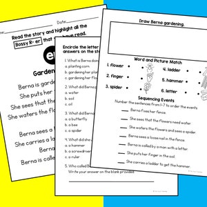 R-controlled Vowel Reading Comprehension Passage - Etsy