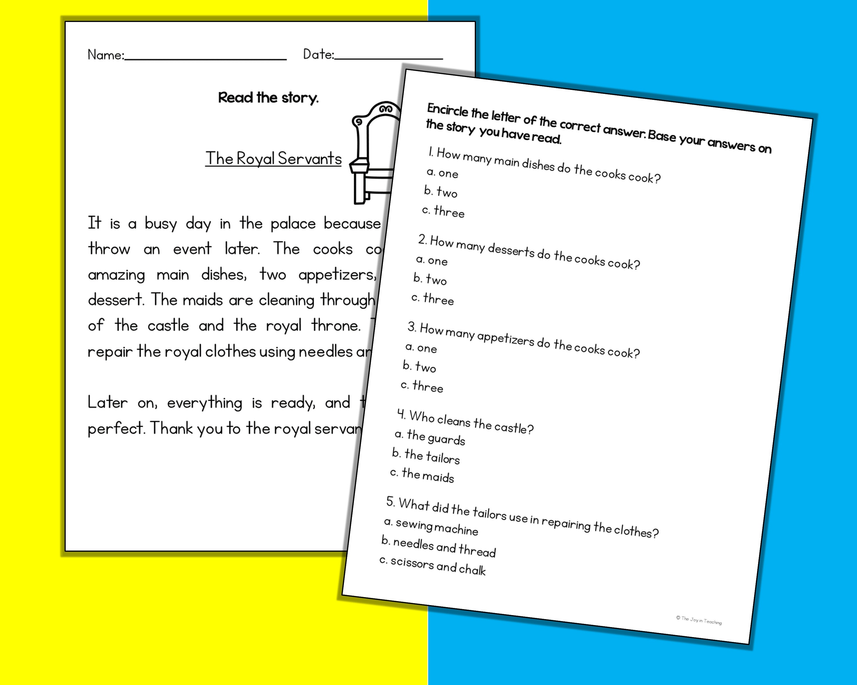 Reading Comprehension Passage for First Grade and Second Grade - Etsy