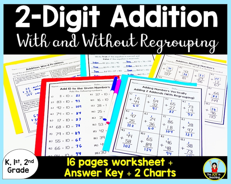 2-DigitAdditionWorksheet