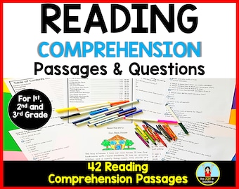 Reading Comprehension Passage for First Grade and Second Grade