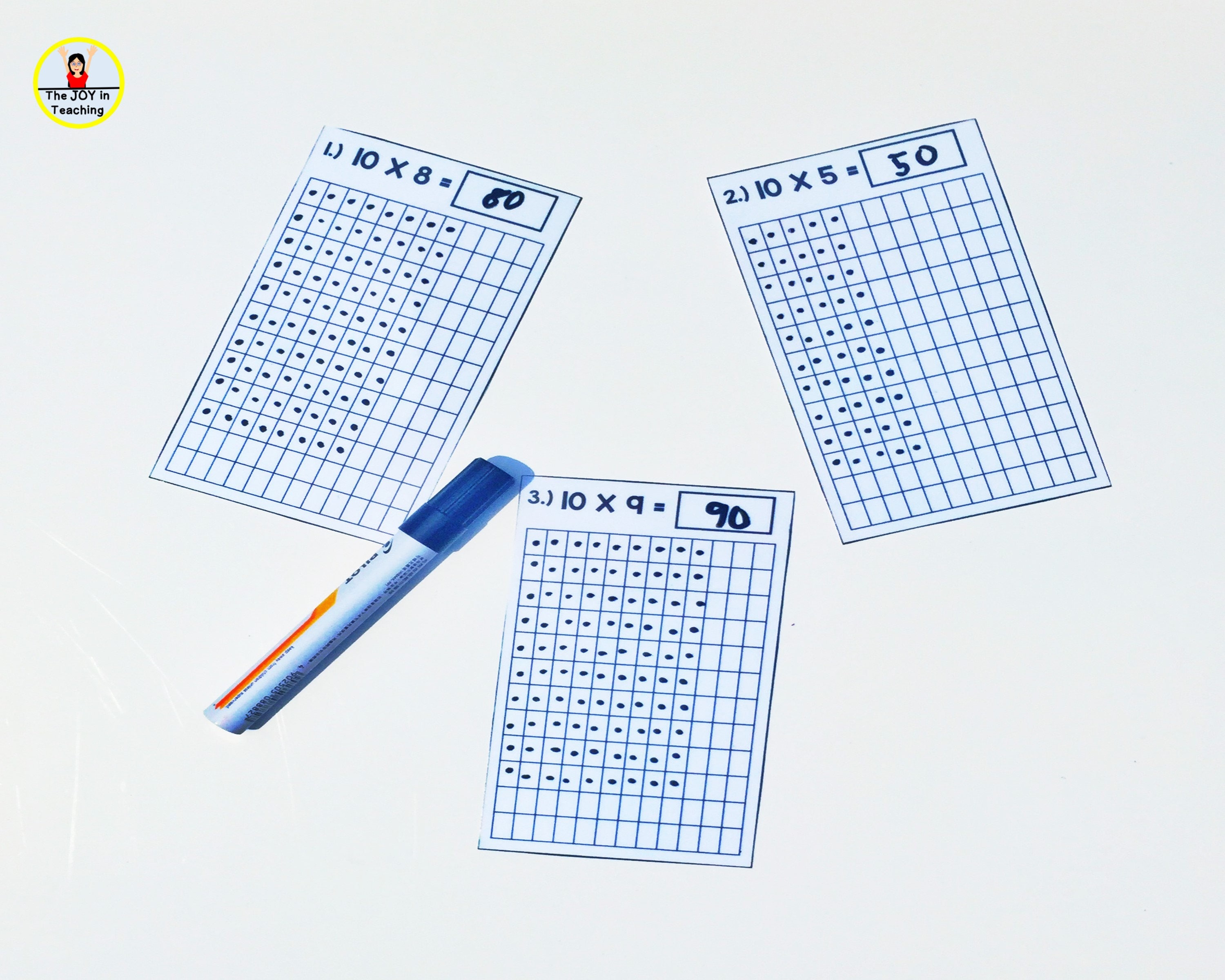 Multiplication Using Array Worksheet - Etsy