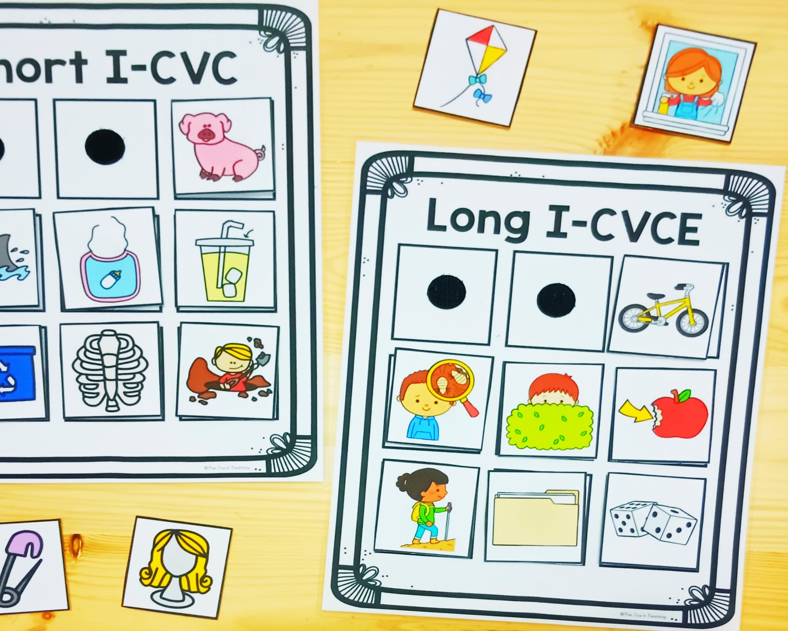 CVC and CVCE Sorting Activity - Etsy