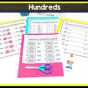 Rounding off Numbers Worksheet - Etsy