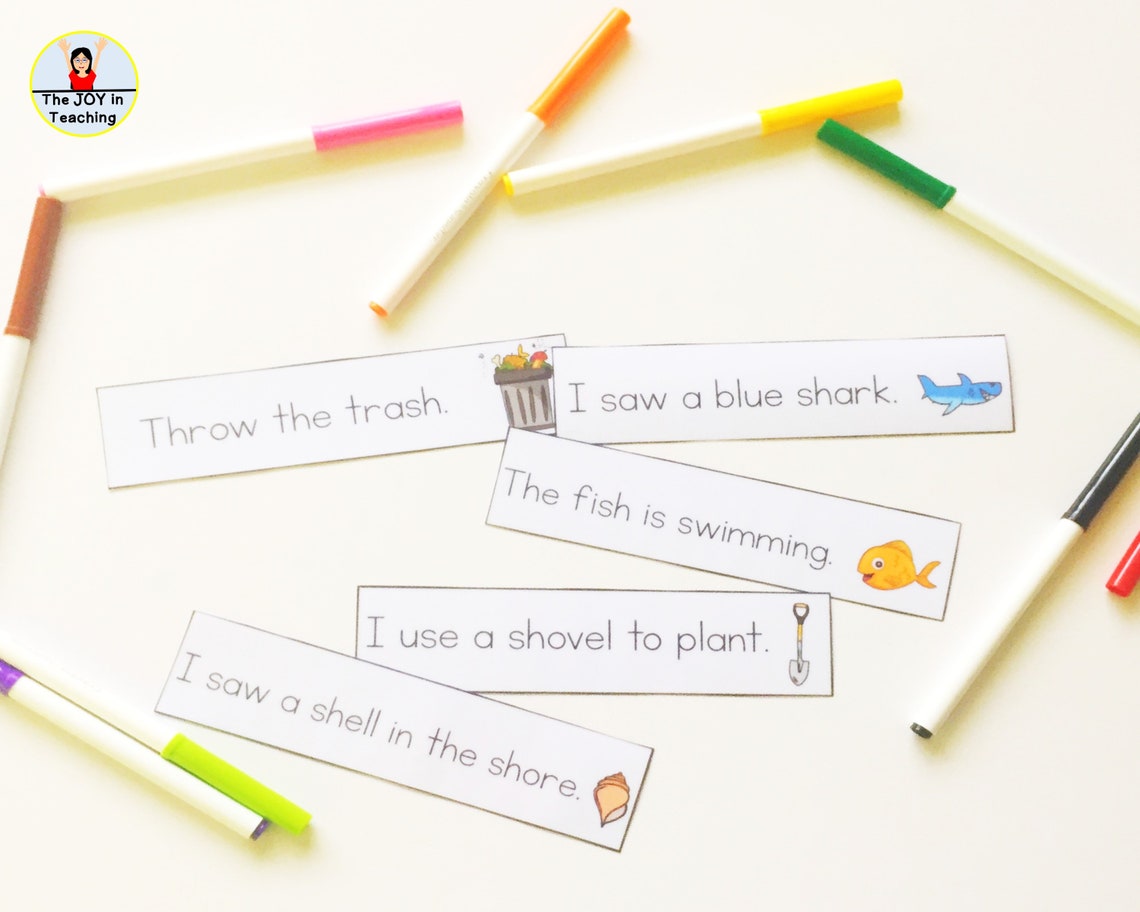 Digraph Sentence Worksheet