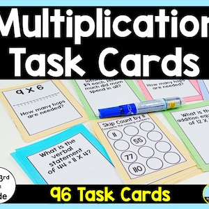 Multiplication 1-12 Task Cards