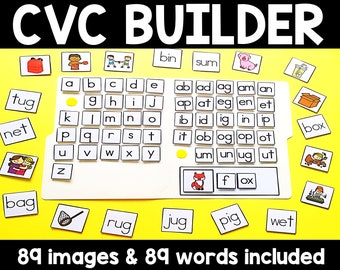 CVC Word Builder - Word Families