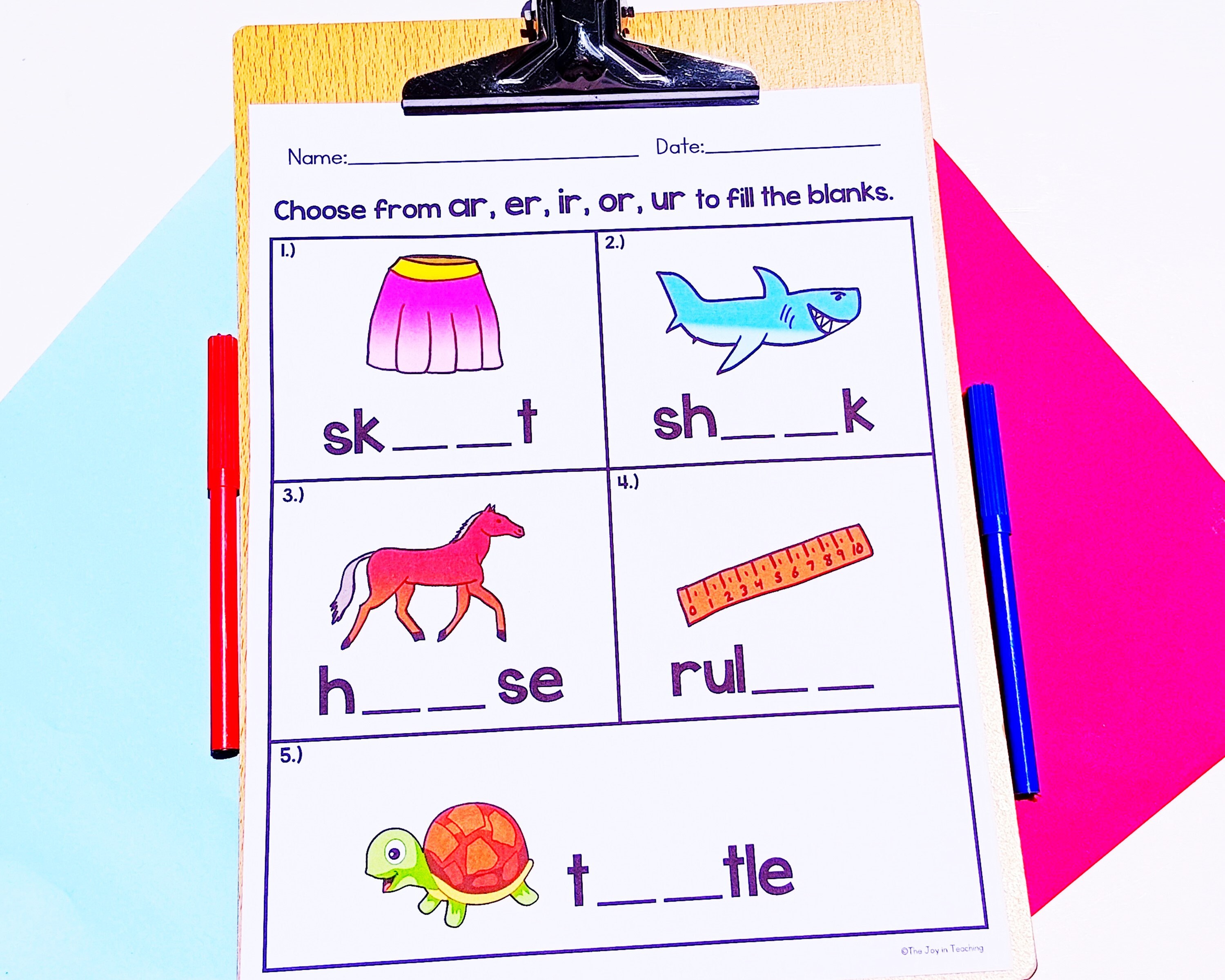 R-controlled Vowel Worksheet Bossy R Worksheet - Etsy