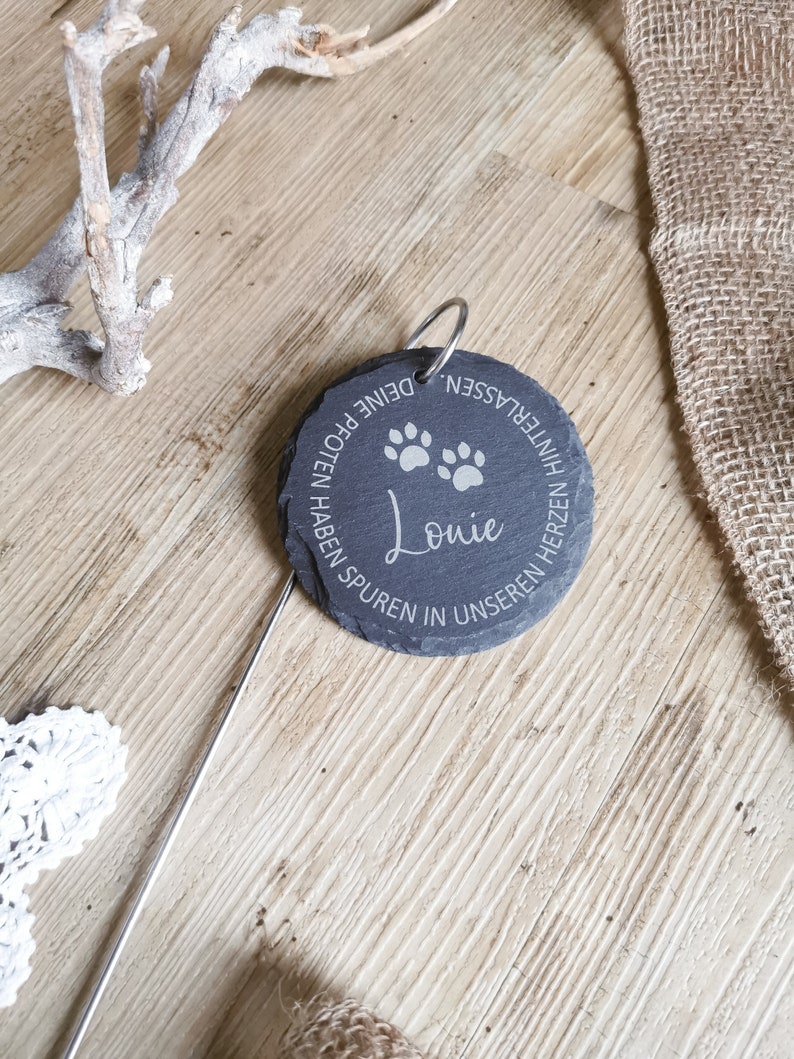 XL Erinnerungsbox mit Pfote Erinnerungskiste Holzkiste Holzbox Geschenkidee Haustier Hund Katze personalisiert & individuell Bild 8