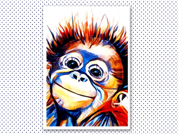 Paint by Numbers for Adults. Monkey Adult Paint by Number Kits