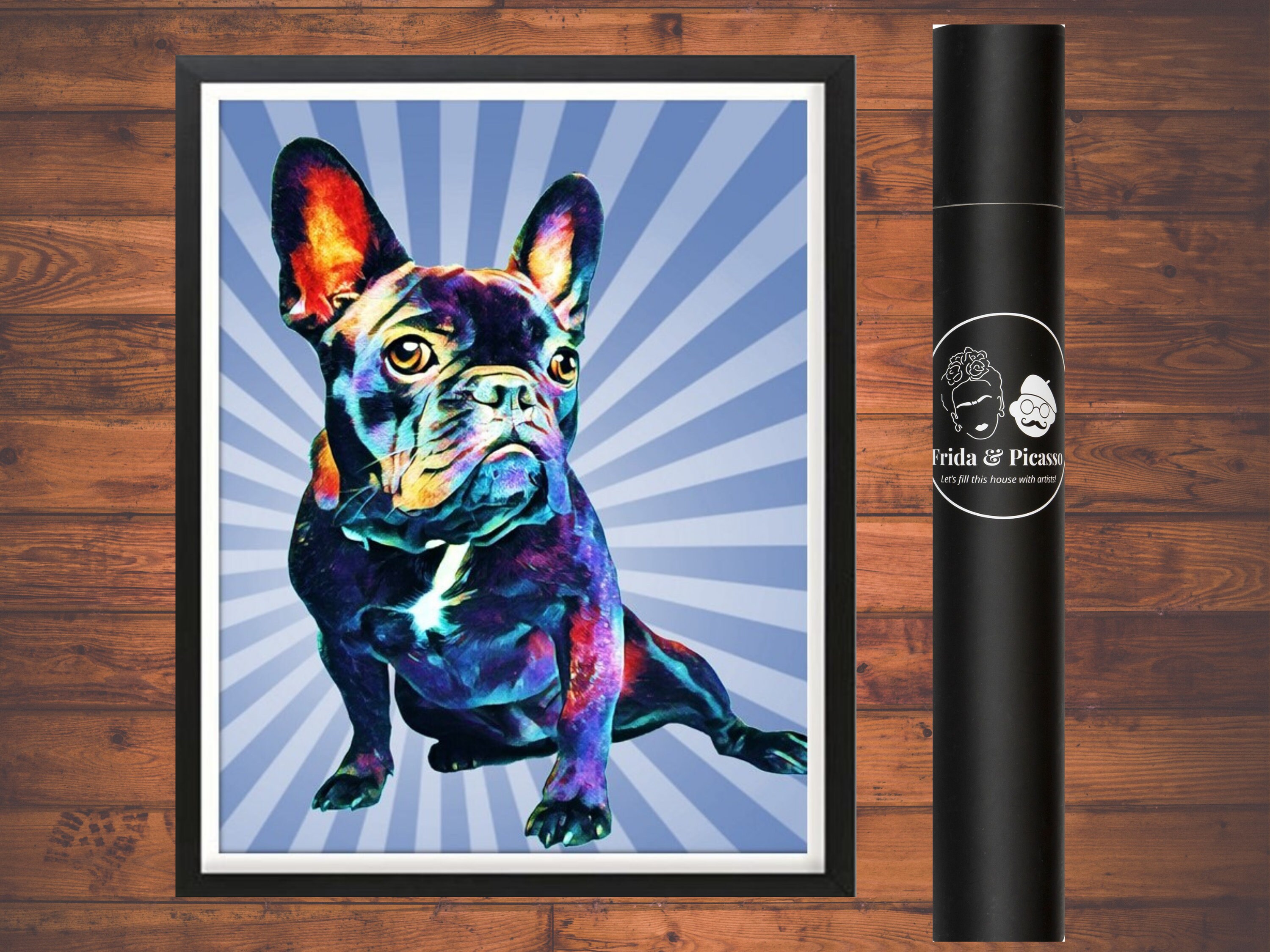 Paint by numbers French bulldog Large Paint by numbers kit Etsy.de