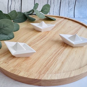 piccole barche pieghevoli in Raysin come decorazione domestica in stile marittimo | Decorazione da tavola | Barche di carta |