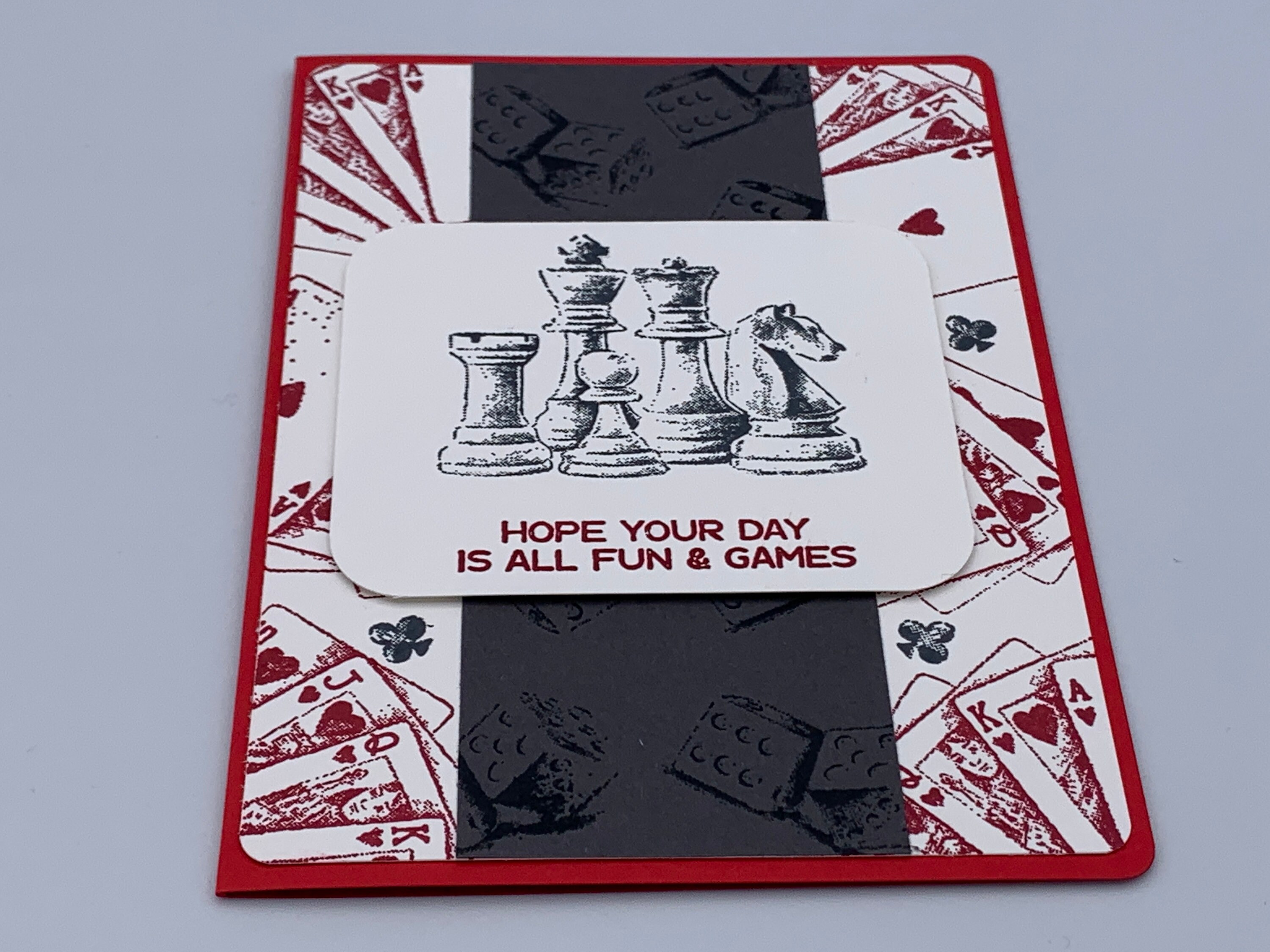 Glückwunschkarte zum Geburtstag Schach Würfel Karten Skat Etsy