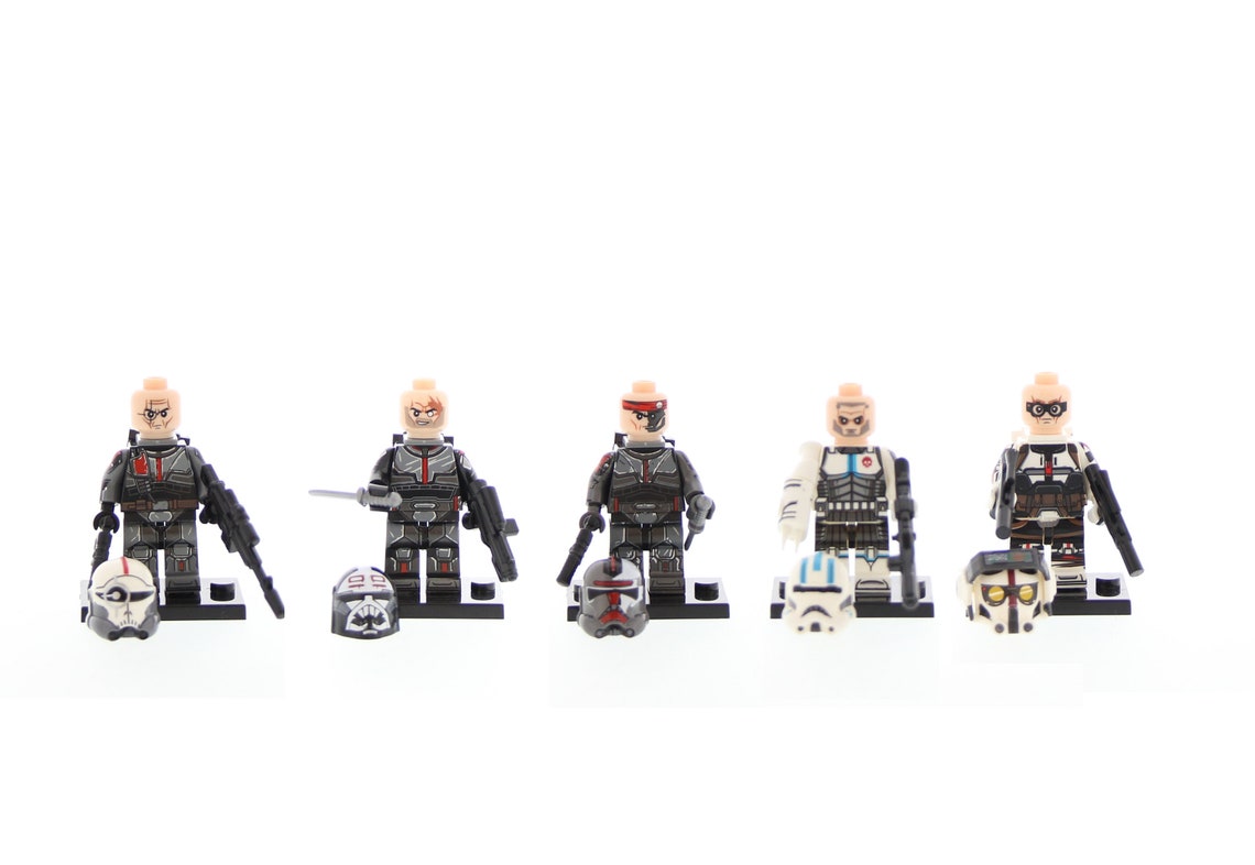Star Wars Lego The BAD BATCH Mini Figures Clone Wars Complete | Etsy