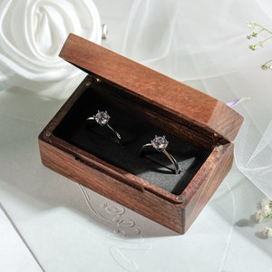 Wedding Ceremony Ring Box, Wedding Custom Ring Box, Wooden Wedding Ring Box, Ring Box Wedding Unique, Wedding Gifts