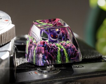 Custom Artisan Keycap, Keycaps Anime Resin Keycap, Custom Keycaps, Mechanical Keyboard