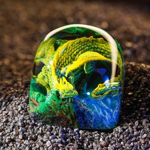 Sleeping Dragon Custom Keycaps, Artisan Keycap, Artisan Keycaps Anime, Cherry MX Keycaps, Dragon Keycap, Keycap Custom
