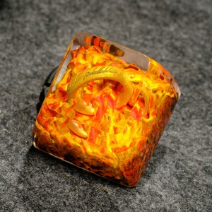 Custom Artisan Keycap Custom Keycaps Resin Handmade Gift Keycaps Anime Resin Keycaps for Mechanical Gaming Keyboard