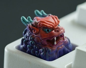 Custom Artisan Keycaps ESC Keycap Custom Mechanical Keyboard Custom Keyboard Keys for Cherry MX Keycaps, Gaming Decor, Halloween Gift