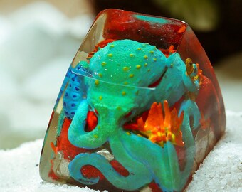 Custom Artisan Keycap, ESC Resin Keycap, Resin Handmade Keycap, Keycaps anime, Mechanical Gaming Keyboard, Cute keycaps, Gift for him