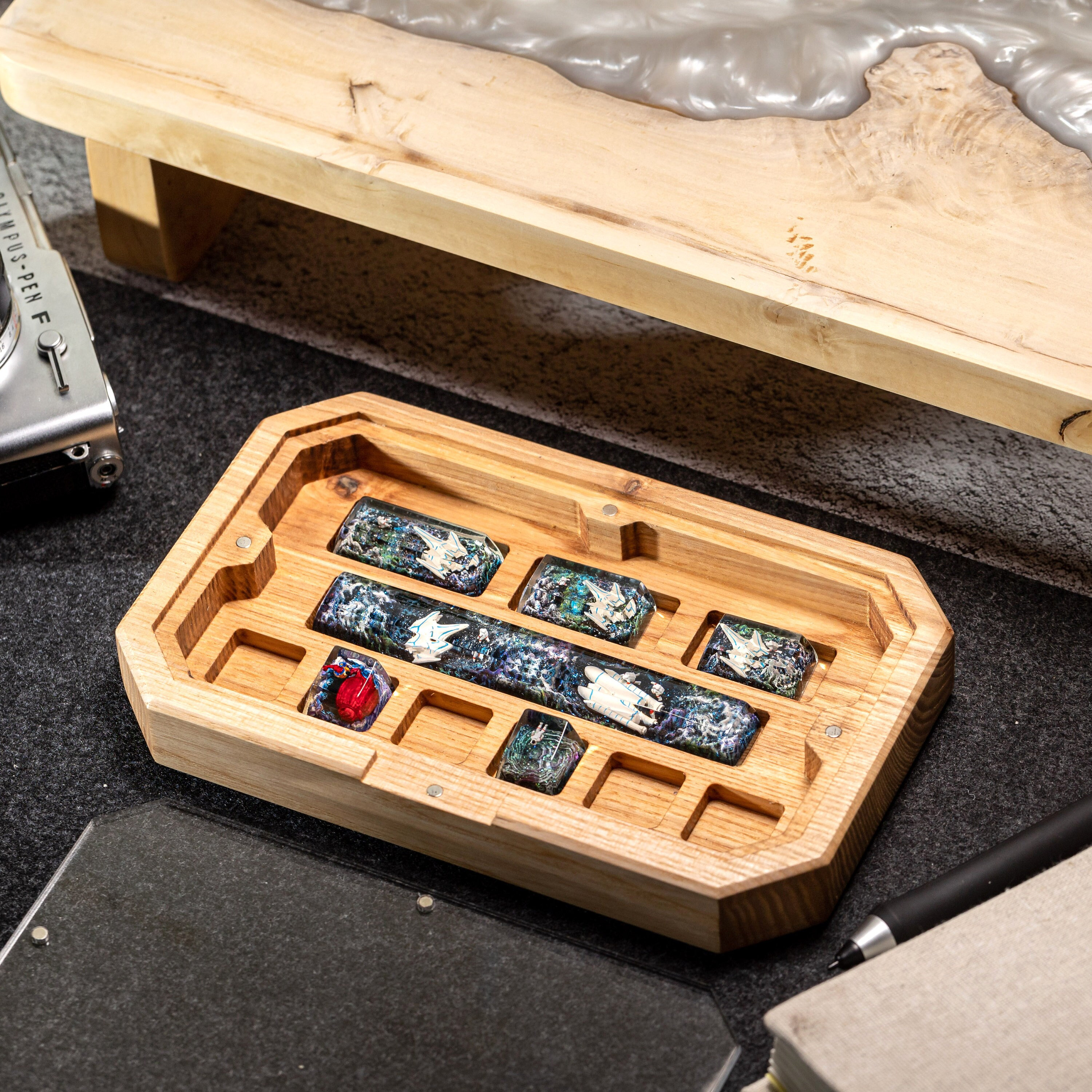 Keycap Case Wooden Keycap Storage, Custom Keycap Holder, Artisan Keycap Storage Box ...