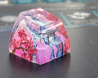 Torii Gate Artisan Keycap, Japanese Keycaps, Artisan Resin Keycap, Torii Gate Custom Keycaps, Cherry MX Keycaps, Mechanical Keyboard