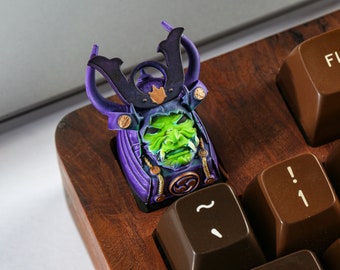 Custom Artisan Keycap, Keycap, keycaps Resin, Keycap Handmade SA Keycaps For Cherry MX Mechanical Gaming Keyboard, Gift ideas, Gift for him