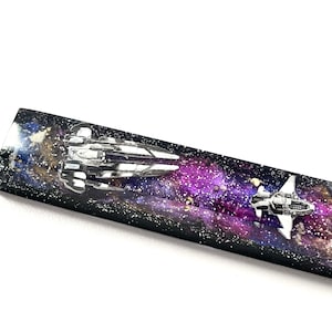 Astronaut Interstellar Galaxy Spacebar Keycap, Artisan Keycap, Galaxy Interstellar Custom Keycaps, Cherry MX Keycaps Mechanical Keyboard