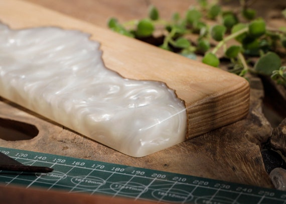 PEARL RIVER Artisan Wrist Rest, Resin Keyboard Wrist Rest, Custom