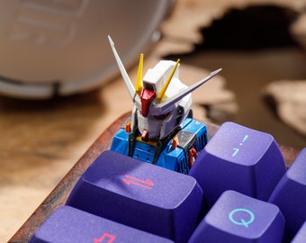 GUNDAM Head Artisan Keycap, custom keycap, keycaps Resin, Keycap Handmade SA Keycaps For Cherry MX, Anime Keycap,Esc Keycap | Gift for him