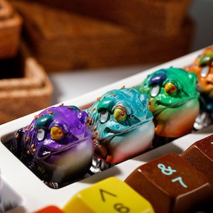 Halloween Custom Artisan Keycaps, Custom Keycaps for Halloween Gift, Halloween Keycap, Cherry MX Keycaps, Mechanical Keyboard