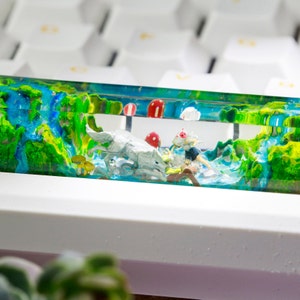 Custom Keycaps Artisan, Custom Keycap Spacebar, Artisan Keycaps,  Keycap set, Kute Keycap, Custom Keycap, Esc Keycap, Anime Keycap