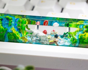 Custom Keycaps Artisan, Custom Keycap Spacebar, Artisan Keycaps,  Keycap set, Kute Keycap, Custom Keycap, Esc Keycap, Anime Keycap