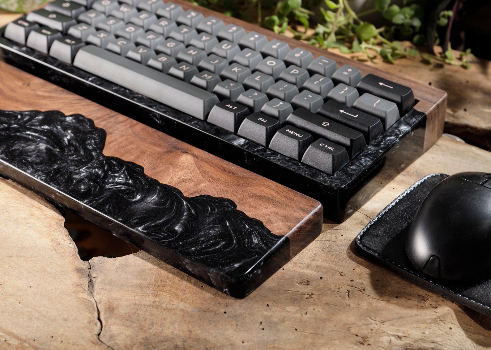 Wood Wrist Rest Resin Wrist Rest Keyboard Wrist Rest Wrist Etsy