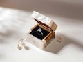Engagement Custom Ring Box, Resin & Wood Engagement Ring Box, Ring Bearer Proposal Box, Ring Box Proposal Unique, Meaningful Gift for Bridal product logo