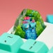 Bulbasaur Pokemon, Pokemon keycap, Custom pokemon, custom keycap, artisan keycap, SA ESC keycap, mechanical keycaps | Gift for him 