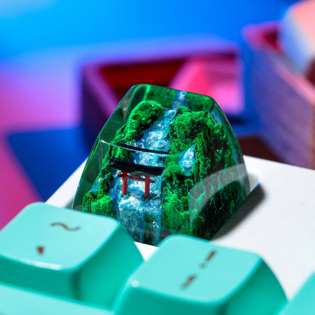Torii Gate Artisan Keycap, Japanese Keycaps, Artisan Keycap, Torii