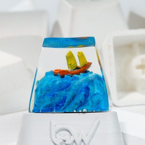 Artisan Keycap, custom keycap, keycaps Resin, Keycap Handmade SA Keycaps For Cherry MX, Anime Keycap, Esc Keycap | Gift for him