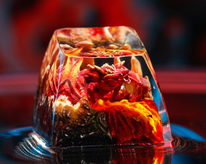 Dragon Keycap Artisan Keycap Custom Keycap Keycap Keycaps Etsy