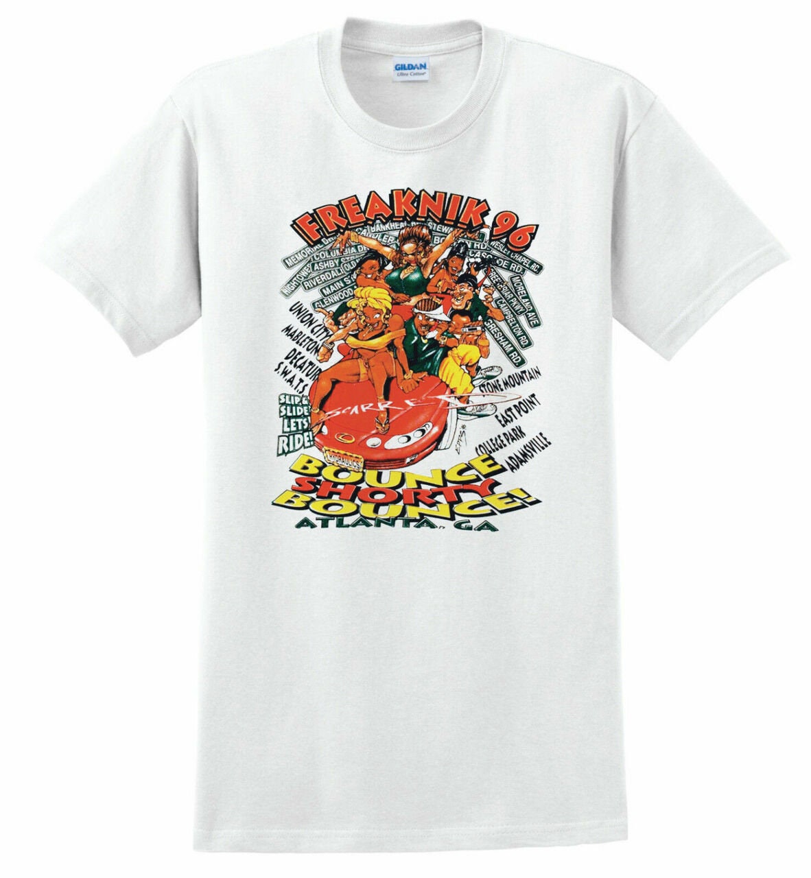 Vintage Rare 90s Freaknik 96 Freaknic T-shirt Black College SIZE S-2XL REPRINT Vintage Rare 90s Freaknik 96 Freaknic T-shirt Black College SIZE S-2XL REPRINT