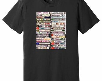 80's New Wave Cassette Tapes - Mixtape 2 - 100% Ringspun Cotton T-Shirt