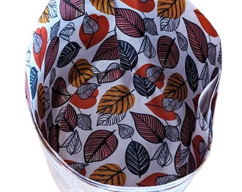 1 doublure pour chapeau - grande taille 7 1/4 (58 cm) 22 3/4" - feuilles