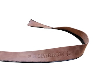 50 Personalized Hat Sweatbands - Rustic Distressed Leather - Bulk