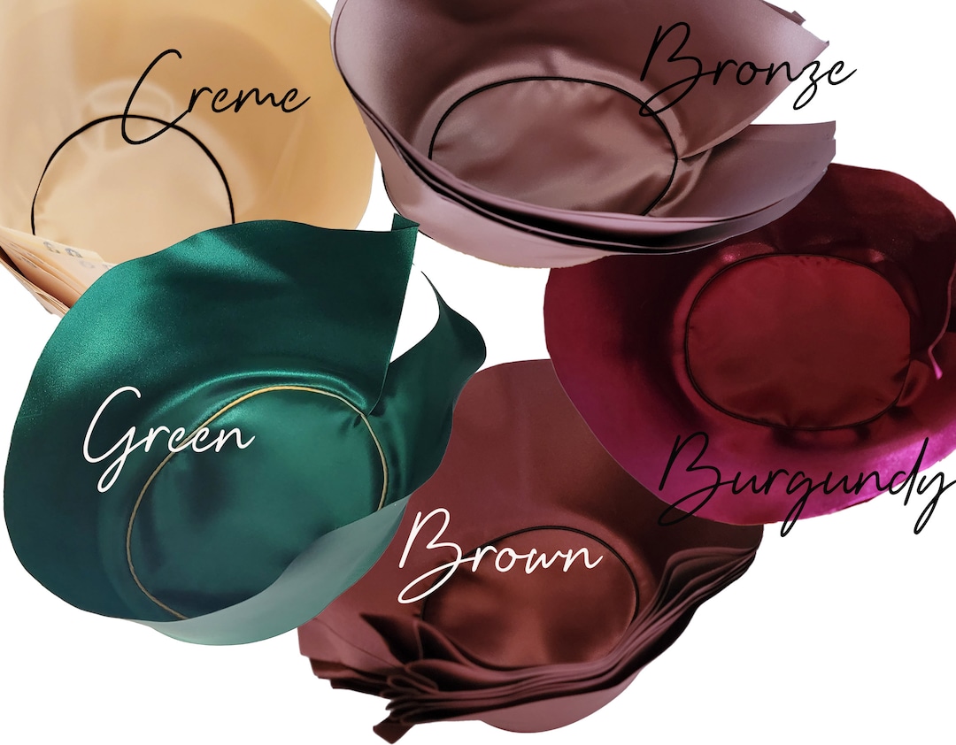 5 Hat Liners Luxurious Satin Silky Feel BULK Etsy