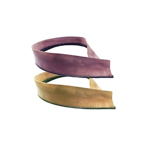 3 units - Leather Sweatbands for Hats - Extreme  Rustic Distressed