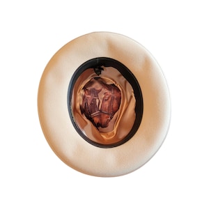 1 hat liner - luxurious satin silky feel - horses image 3