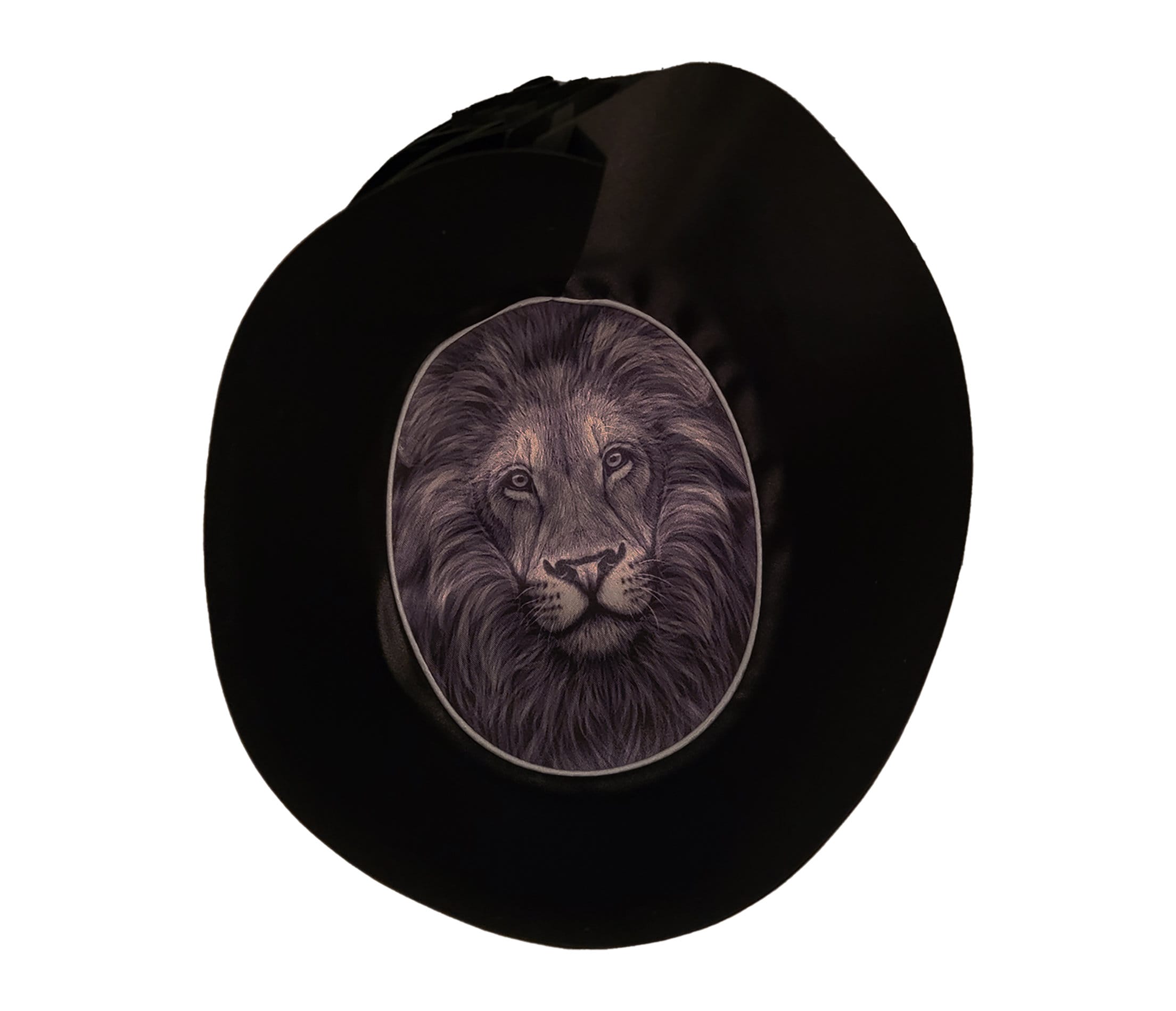 1 hat liner - luxurious satin silky feel - lion