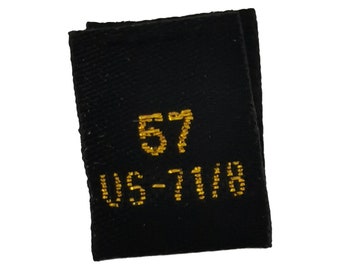 Hat Size Labels 50 units