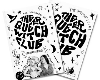 Queer Witch Club Issue #1 and #2 - Handmade DIY Zine *BUNDLE*